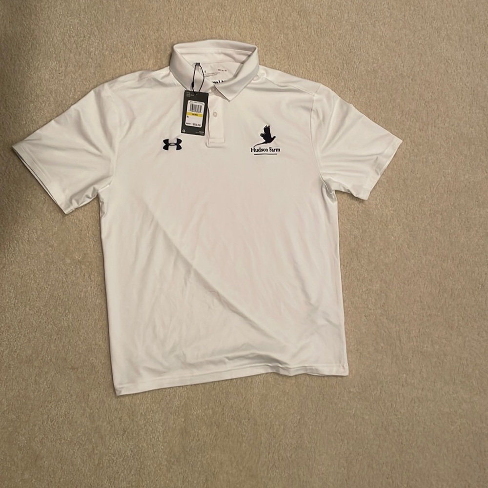 Under Armor Hudson Farm shirt medium white